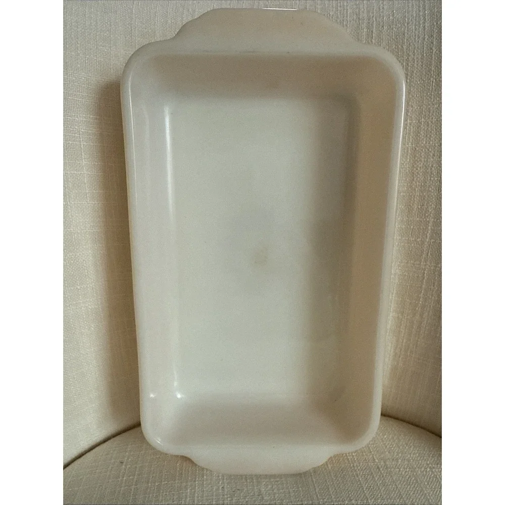 Vintage Fire King 1.5 Qt Casserole Dish #410 in Peach Lustre Made in the USA‎